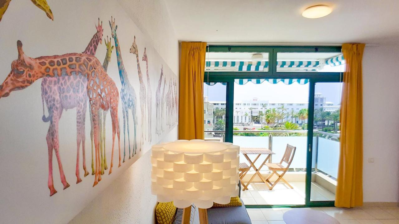 La Girafe De Las Dunas Solymar San Bartolome Bagian luar foto